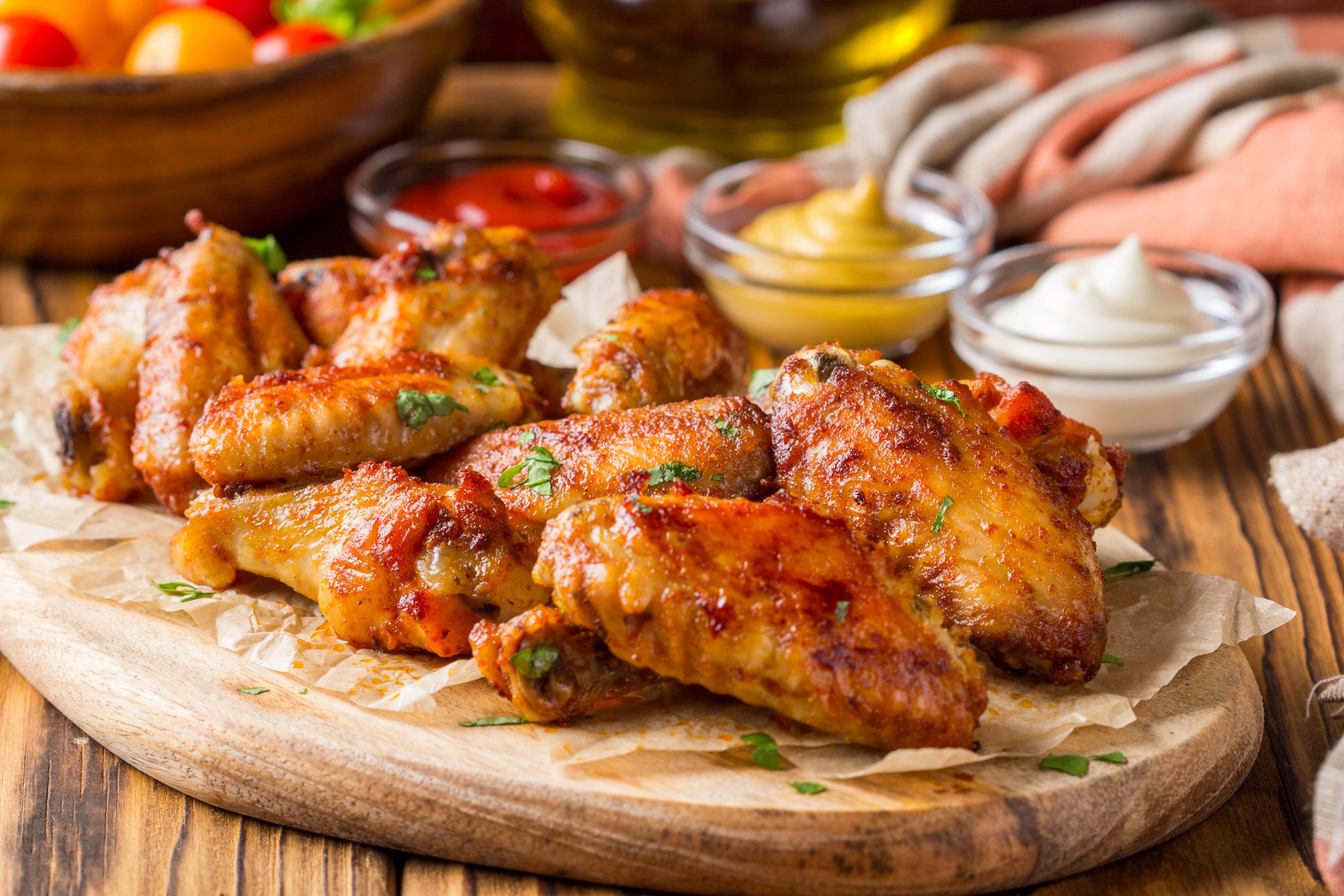 SWEET BUFFALO WOOD FIRED CHICKEN WINGS